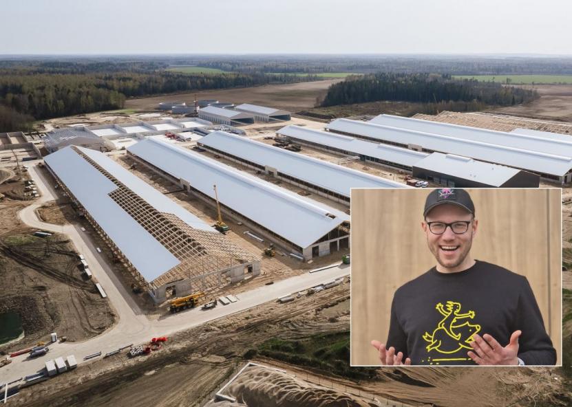 Jaunasis ūkininkas Ignas Saldys pažėrė kritikos R. Karbauskiui dėl jo teiginio apie jaunimo nesižavėjimą užsiimti pienininkyste. Facebook nuotr. 