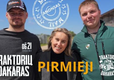 Iš kairės: Justinas Žilinskas, Jolanta Grey ir Tautvydas Lazauskas.