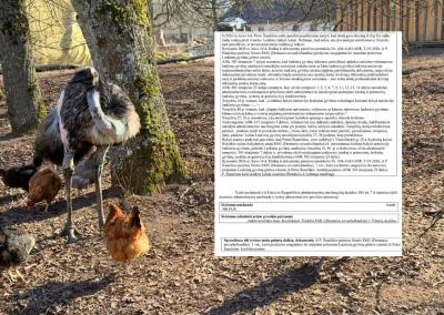 Konfiskuotas P. Šiaučiūno strutis ir AAD protokolas. Facebook nuotr.